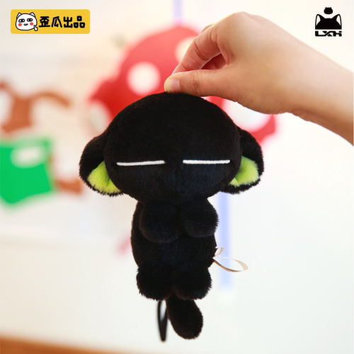 罗小黑丨歪瓜出品合作 拎走小黑可爱毛绒挂件包包挂饰
