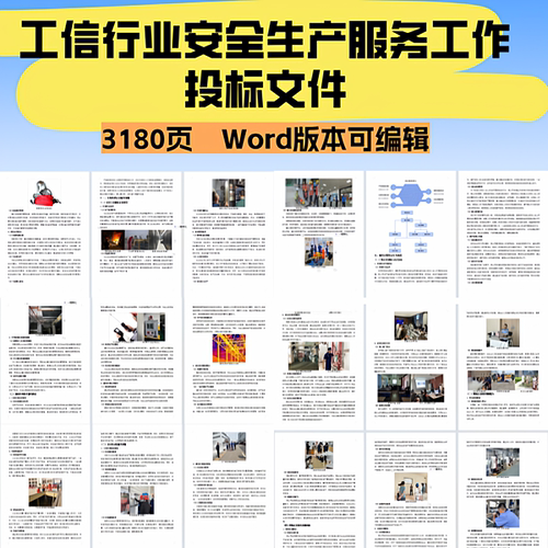 3180.大邑县工信行业安全生产服务工作投标文件