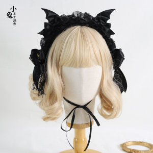 暗黑lolita哥特翅膀恶魔发带