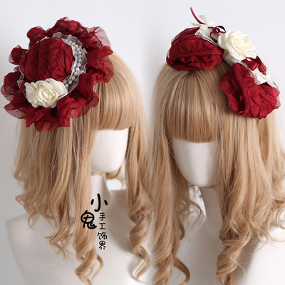 甜美珍珠蝴蝶结发夹发箍KC