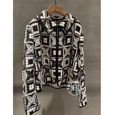 INITIAL国内代购26春女翻领镂空钩花时尚外套26SJKFMCVV533不退换