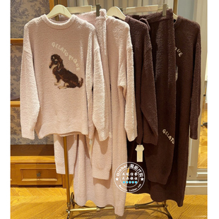 小狗睡衣女PWNT255100 gelato 25秋冬 国内代购 PWNO255101 pique