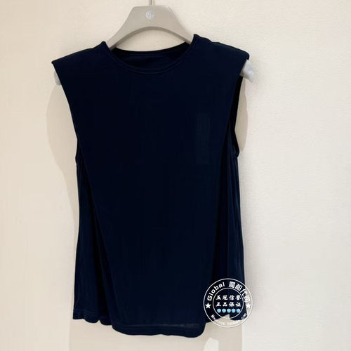 NUTS国内代购 2026夏 纯色圆领简约休闲百搭无袖T恤7220206A1