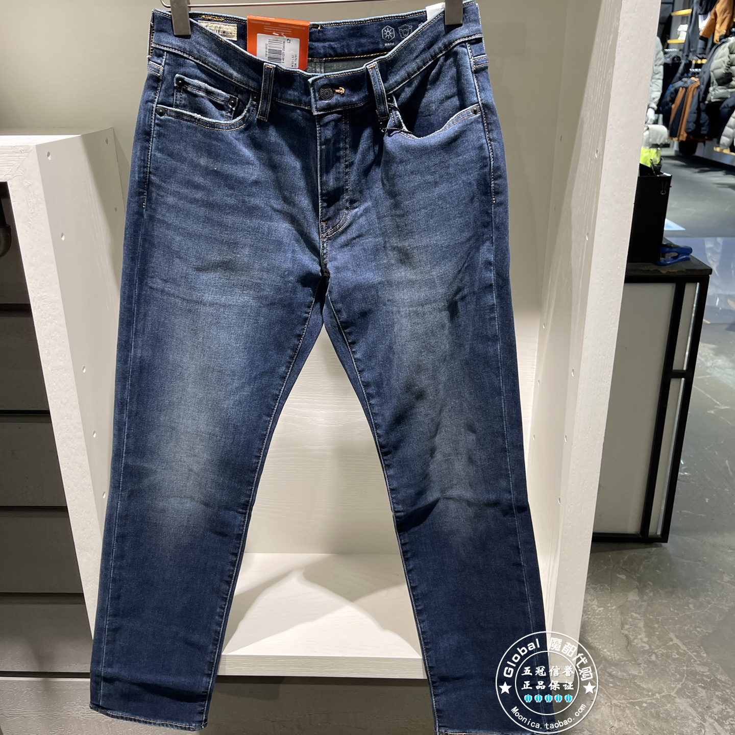 李维斯牛仔裤直筒541暖冬加厚