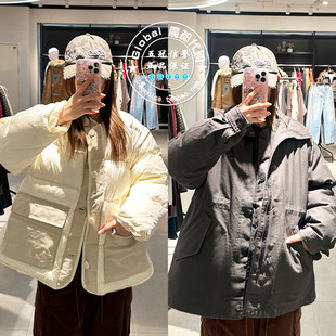 特价 MOUSSY国内代购 24秋冬 两件套面包羽绒服外套028GAC30-5940