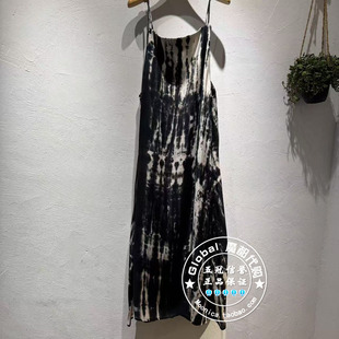 INITIAL国内代购 25夏 女印花时尚吊带连衣裙25UDNFLMXX262不退换