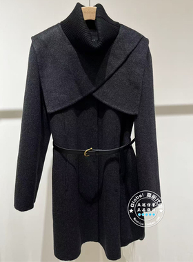 MOFAN/摩凡 国内代购 25秋冬 内搭高领围脖双面呢大衣 MBS582246