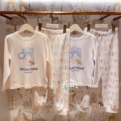 gelatopique家居服亲子印花卡通