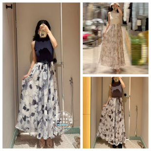 SNIDEL 国内代购 25秋 百搭无袖针织拼接连衣裙 SWNO254337