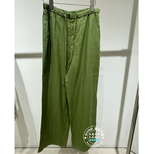 26春夏 MOFAN 摩凡 国内代购 FAK226062 百搭纯色松紧腰休闲长裤