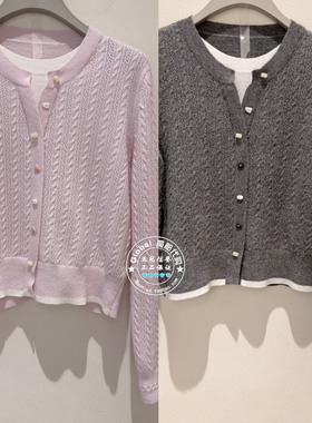 NUTS女装国内代购 2025冬 圆领简约休闲百搭羊毛针织衫6410556A1