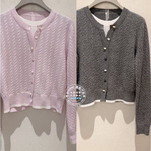 NUTS女装国内代购 2025冬 圆领简约休闲百搭羊毛针织衫6410556A1