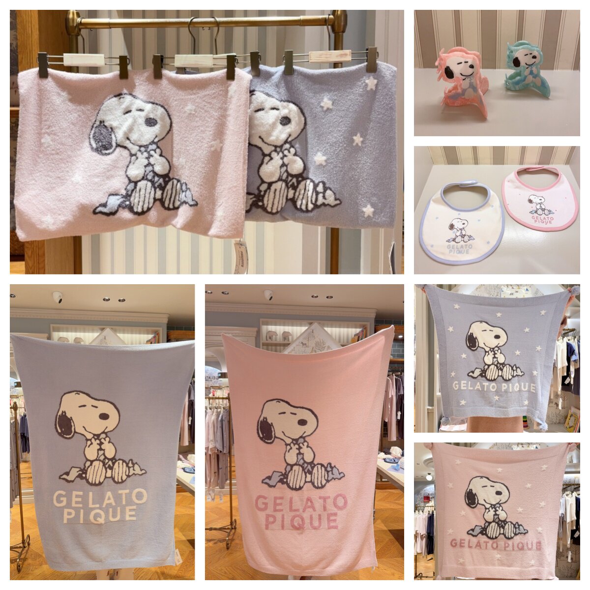gelato pique代购围兜发夹毯子PBGG262631/PWGA262624/PSGG262843