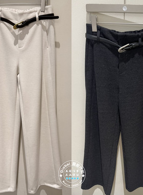 NUTS女装国内代购 2025冬 纯色高腰简约百搭休闲裤6410703A1