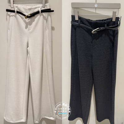 NUTS女装国内代购 2025冬 纯色高腰简约百搭休闲裤6410703A1