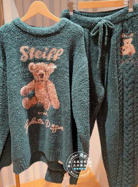 gelato pique 国内代购 25冬 小熊睡衣男女PMNT255038/PMNP255039