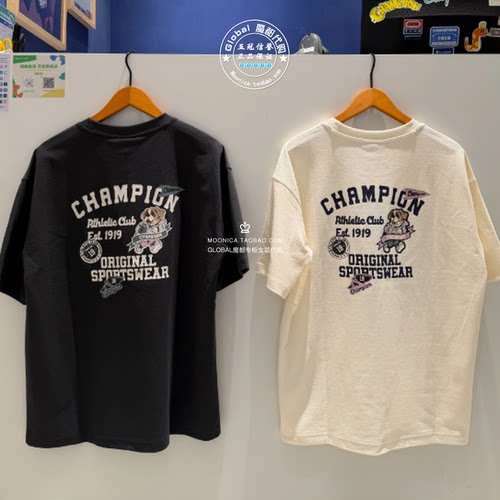 CHAMPION百搭经典短袖T恤衫男