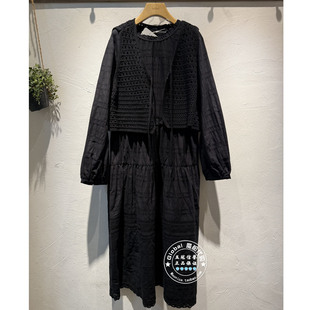 INITIAL国内代购 26春 女圆领气质优雅连衣裙26SDNFMCVV544不退换