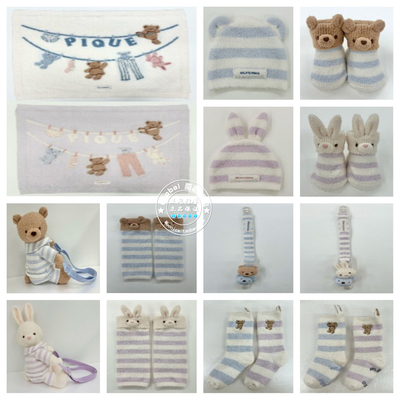 gelatopique袜子毯子帽子卡通