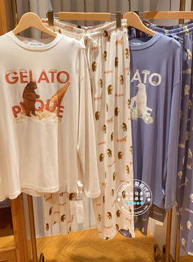 gelato pique 国内代购 25冬 印花睡衣男女PMCT255962/PMCP255953