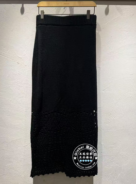 INITIAL国内代购 25冬 女简约百搭针织半身裙25WKTFLMXX256不退换