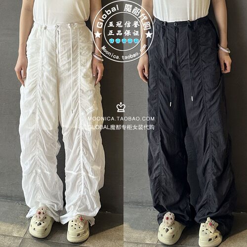 MOUSSY日系高腰休闲长裤女
