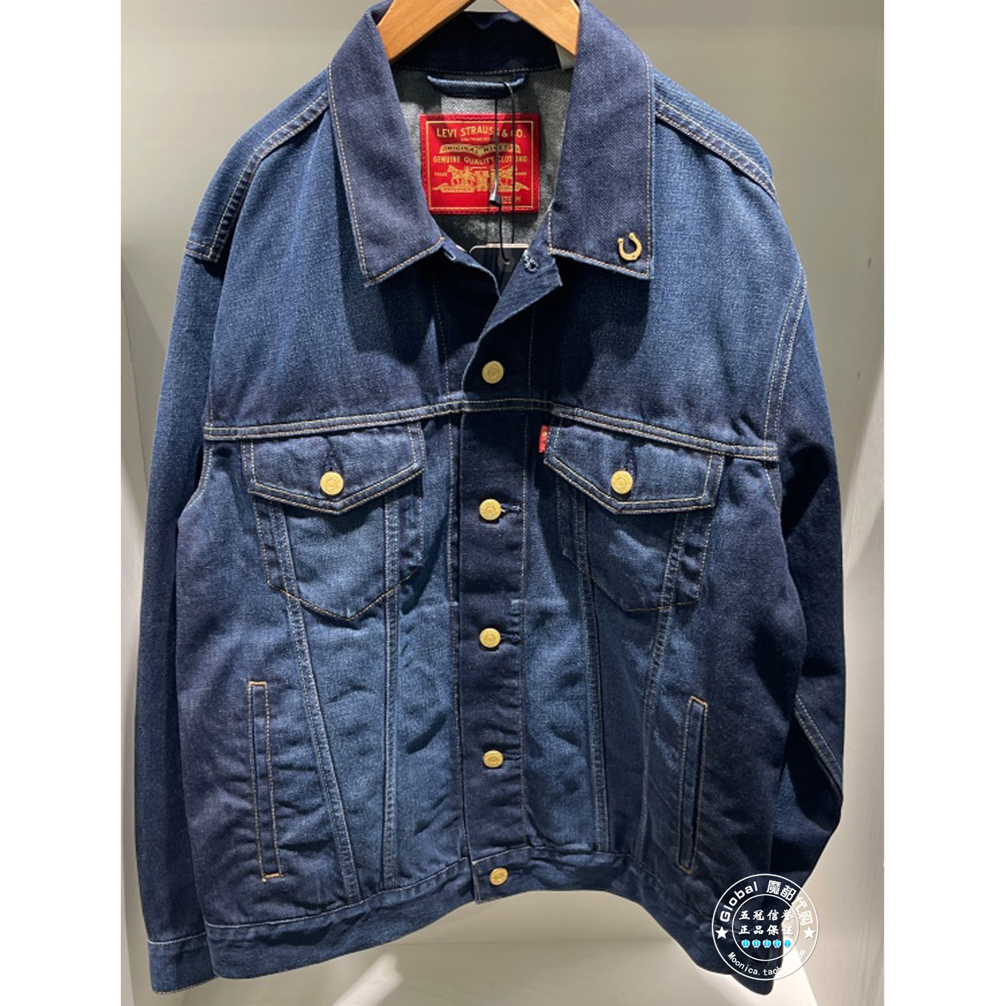 正品levis李维斯 26早春 男士CNY印花水洗牛仔夹克外套006P9-0000,男装,牛仔外套,淘宝优惠券,粉丝福利购,淘宝优惠卷