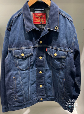 正品levis李维斯 26早春 男士CNY印花水洗牛仔夹克外套006P9-0000