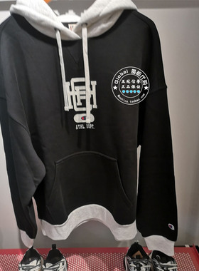 特价CHAMPION冠军国内代购 24秋 时尚连帽撞色卫衣男 U4CSWEM029