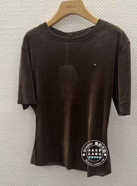 INITIAL国内代购 25冬 纯色圆领简约百搭T恤25FTTFMCVV915不退换