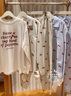 gelato pique代购印花睡衣男女PUCT255210/PUFT255211/PUFP255212