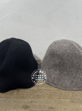 INITIAL国内代购 25冬 女纯色时尚百搭渔夫帽25WH2FMCXX112不退换