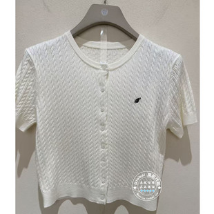 NUTS国内代购 2026春 纯色圆领气质优雅羊毛混纺针织衫7130518A1