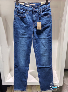 正品levis李维斯 26早春 女士724高腰修身直筒牛仔裤 18883-0207