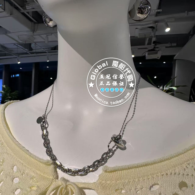 MOUSSY日系百搭多层项链饰品