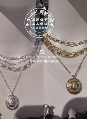 日系百搭多层金属项链饰品