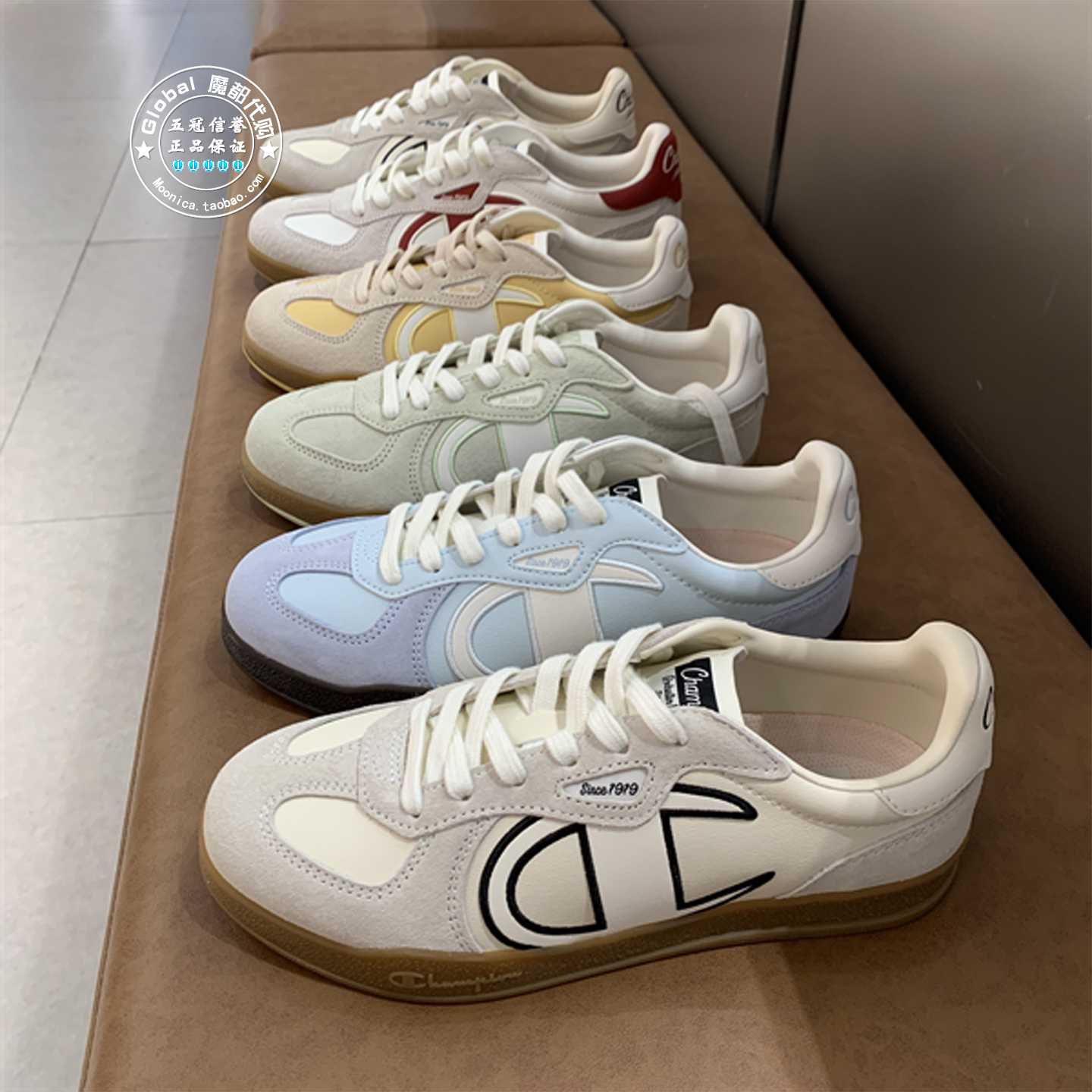 CHAMPION冠军国内代购 26夏 情侣时尚德训鞋 U6BFCTM15/U6BFCTW15