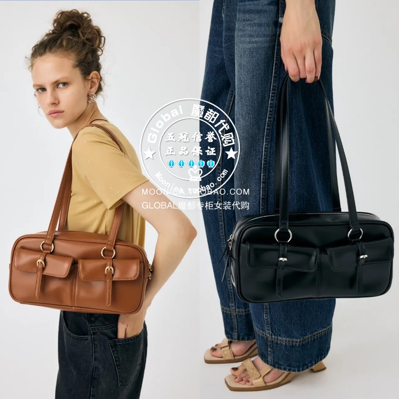 MOUSSY日系休闲手提单肩包包女