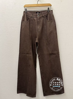 INITIAL国内代购 25冬 女高腰休闲百搭牛仔裤25WPRFMCVV853不退换