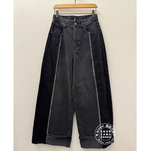 25WPRFOCXX706不退换 女高腰休闲阔腿牛仔裤 INITIAL国内代购 25冬