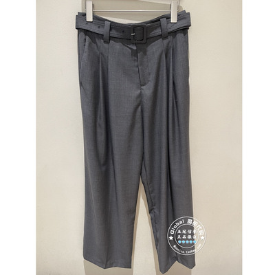 NUTS女装国内代购 2025冬 纯色高腰简约百搭直筒闲裤6310701A1