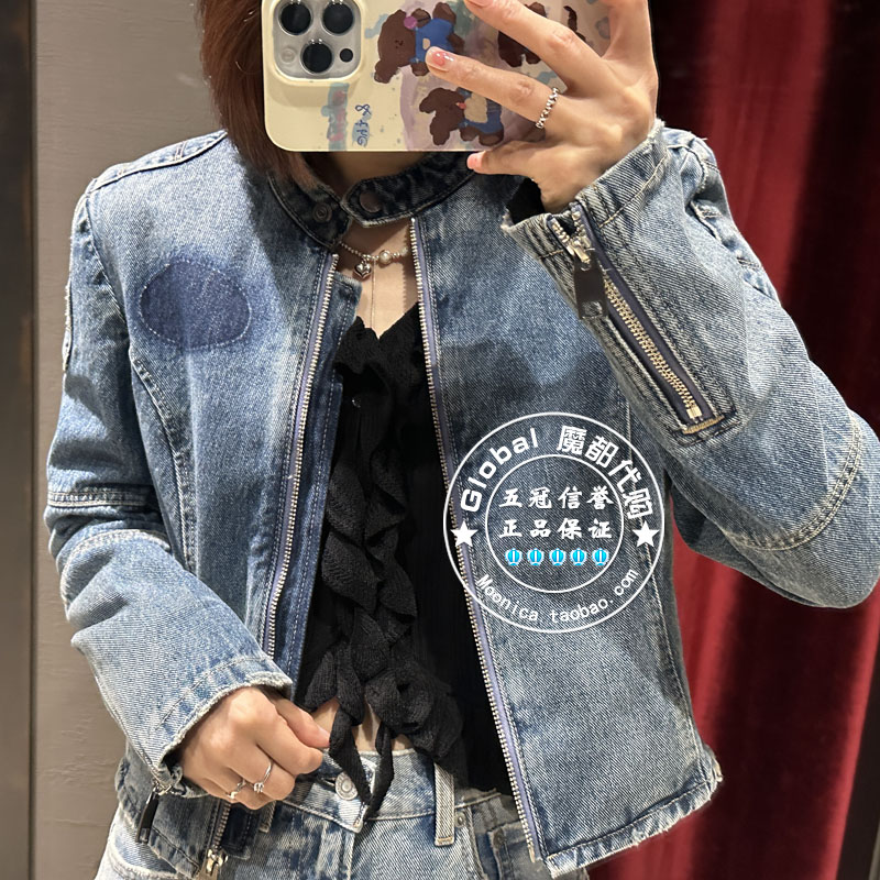 短款牛仔衣服MOUSSY棉日系女