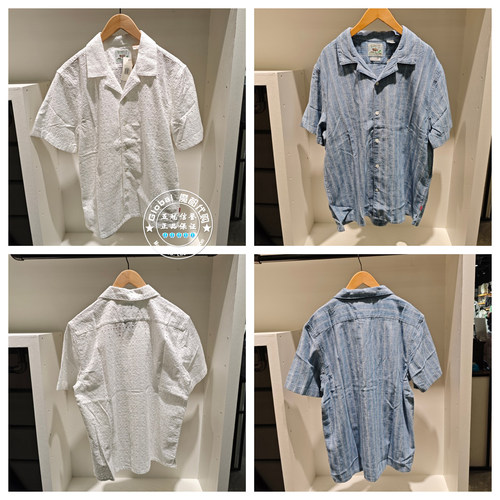 正品levis李维斯 26春 男士翻领短袖衬衫 005H5-0000/005H5-0004