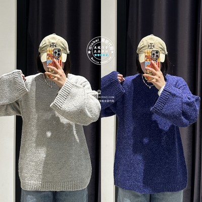 MOUSSY复古宽松百搭针织衫毛衣女