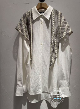 INITIAL国内代购 26春 女翻领气质文艺衬衫26SITFMCVV918不退换