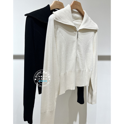 MOFAN/摩凡针织开衫拉链高领翻领