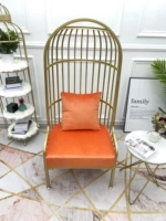 Love Horse Orange (с подушкой) бархатное одноместное сиденье