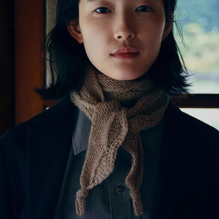 围巾材料包 Lace ISAGER 蕾丝小围巾 非成品 scarf