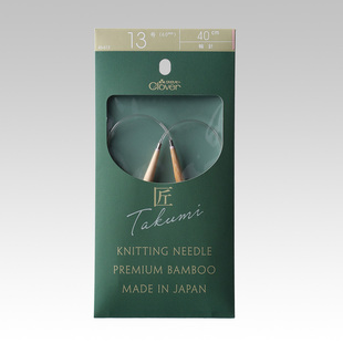 可乐Clover环针40cm日本进口环形针帽子毛衣围巾竹针棒针编织工具