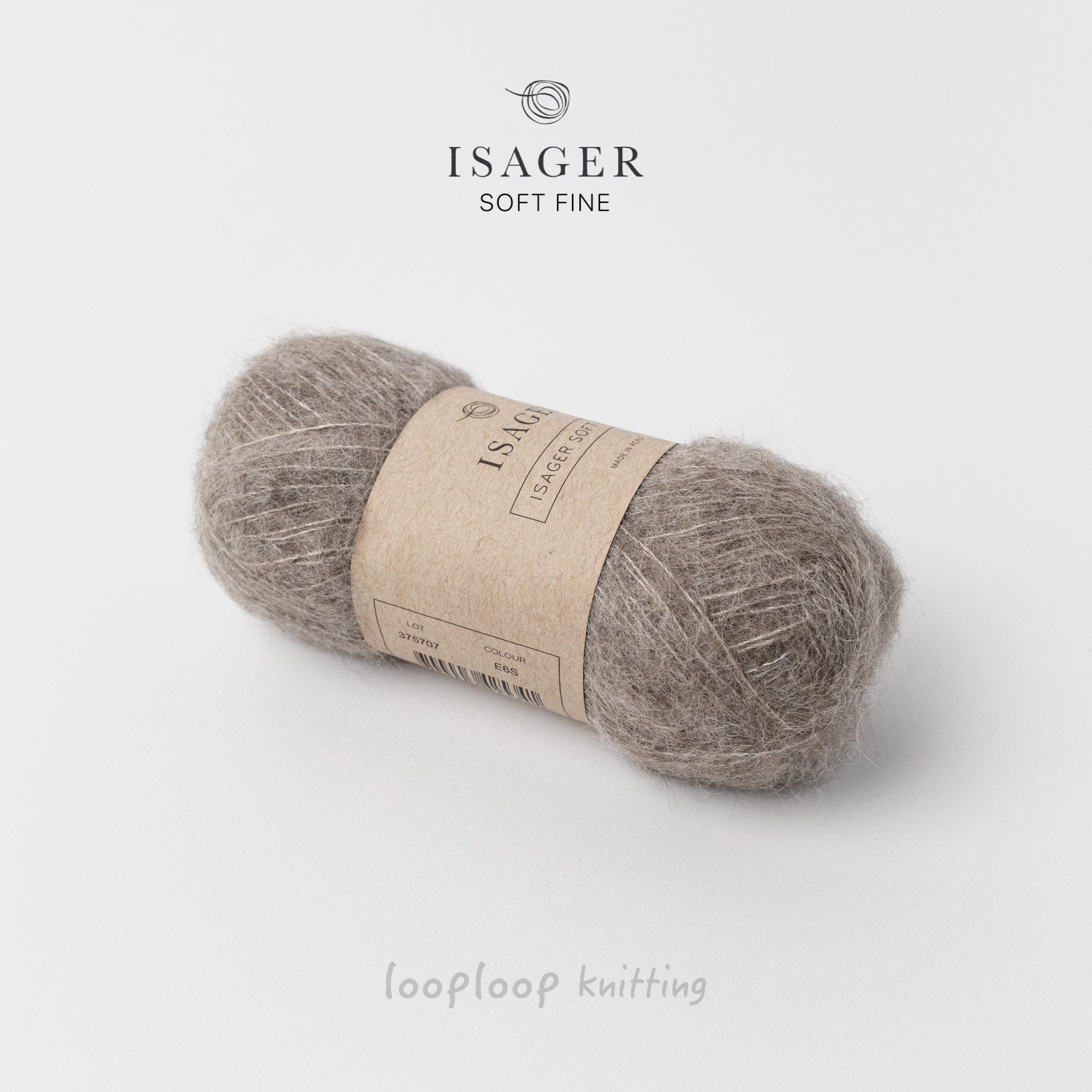 ISAGER Soft Fine羊驼牦牛绒真丝线丹麦进口柔软细毛150米25g亲肤